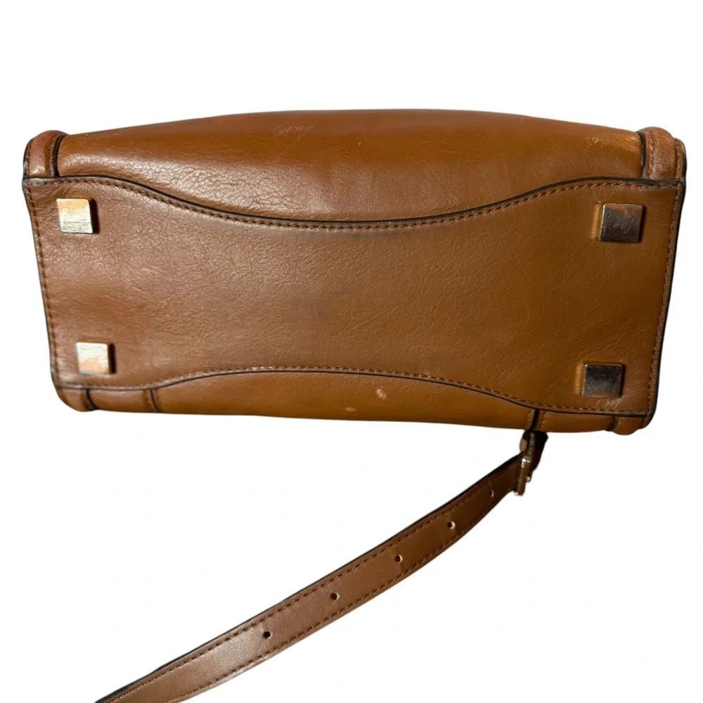 MICHAEL KORS MEDIUM TOTE COLLETTE BROWN BLACK SATCHEL BAG